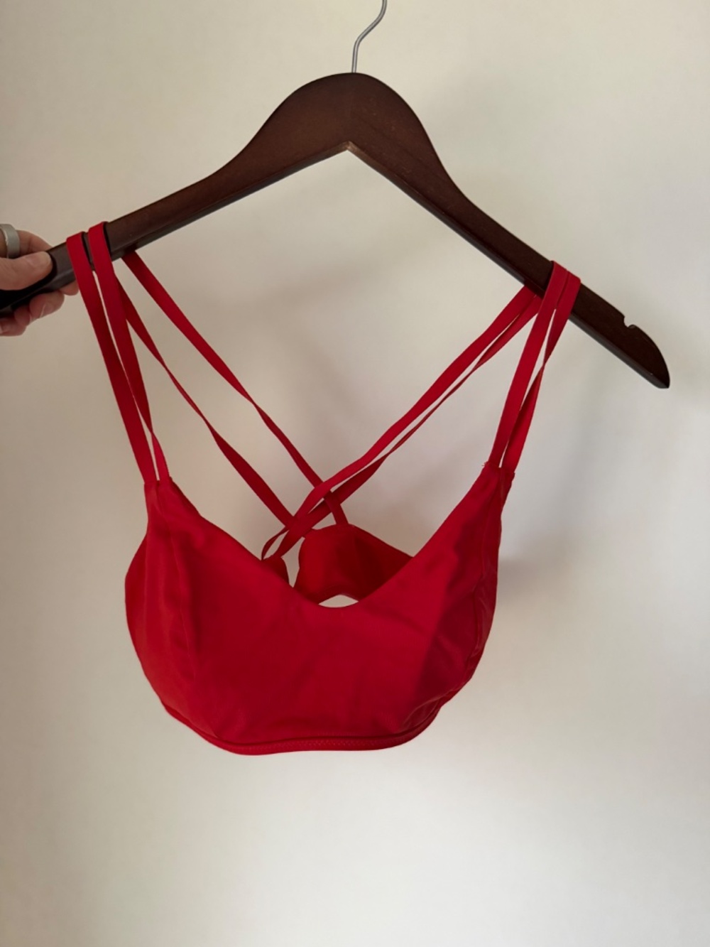 Athleta Bikini Top, Red, Size Medium